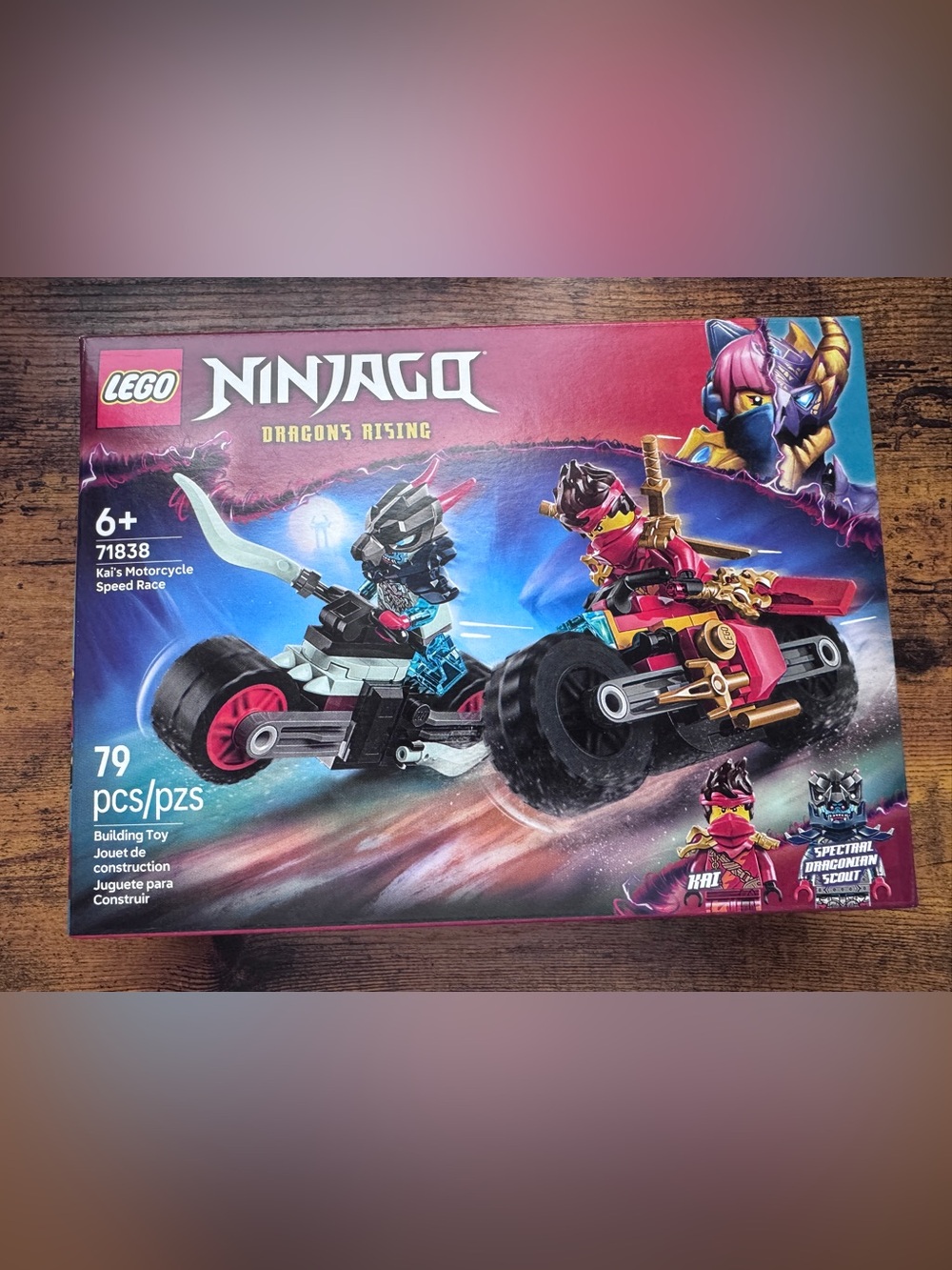 NIB-LEGO-Ninjago-Kai’s Motorcycle Speed Race-71838